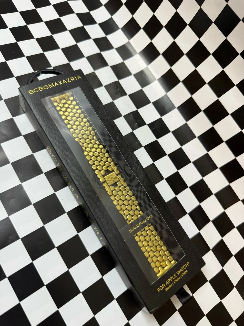 BCBGMaxAzria Gold Metal Link Watch Band for Apple Watch